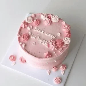 Pink Strawberry Cake