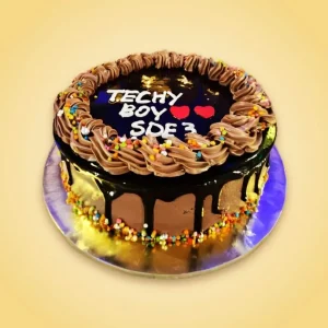 Luscious Chocolate Drip Cake
