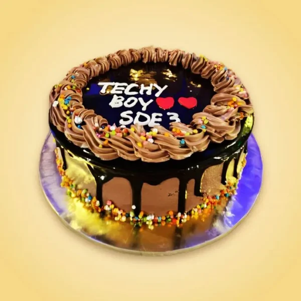 Luscious Chocolate Drip Cake